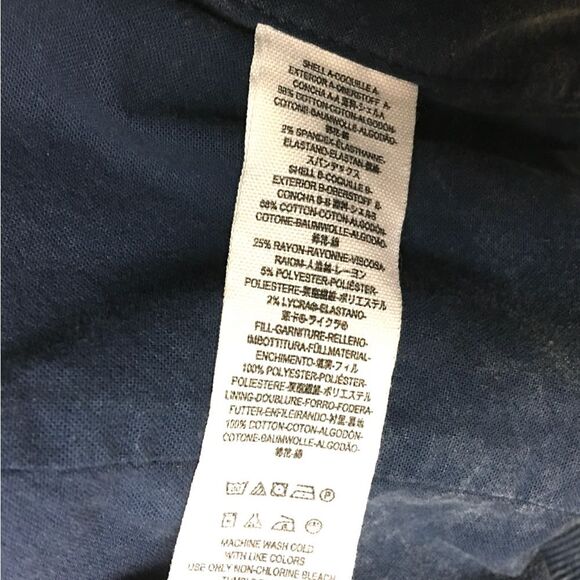 Free People Washed Cord Velvet Band Military Jacket In Washed Blue Size S - Picture 12 of 14